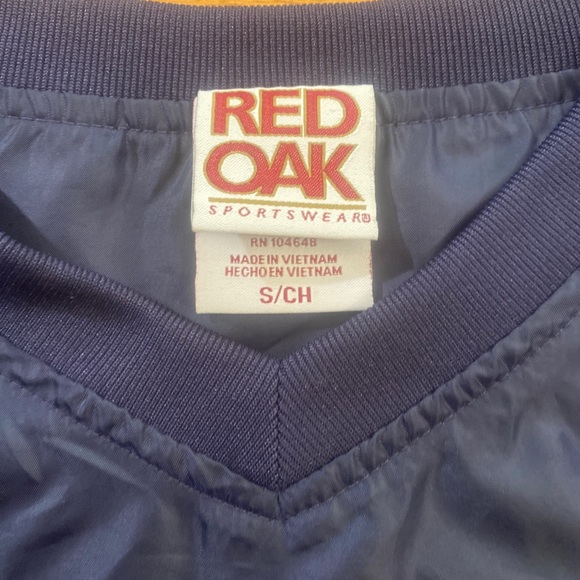 West Virginia University Red Oak Sportswear Men’s Blue V-Neck Pullover Size S - Picture 7 of 8